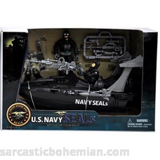 Navy Seals United States Speedboat Playset with 2 Action Figures and Weapons Speed Boat Play Set B00LK0NE70